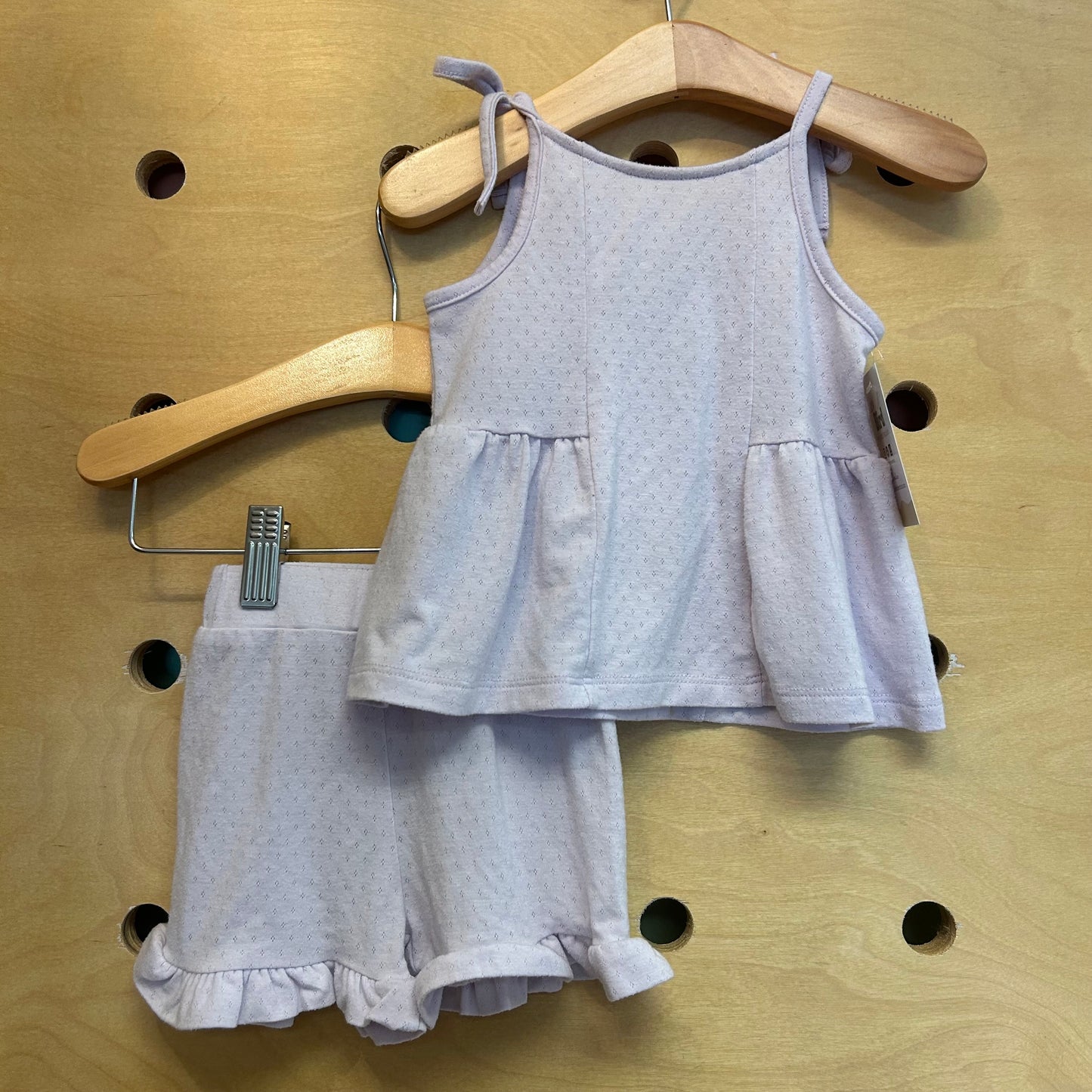 Lavender Organic Pointelle Outfit
