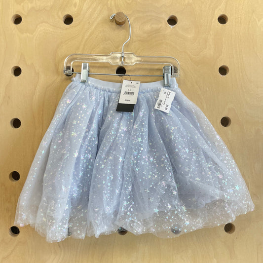 Blue Metallic Stars Tulle Skirt NEW!