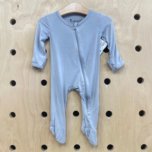 Grey Bamboo Blend Zippy