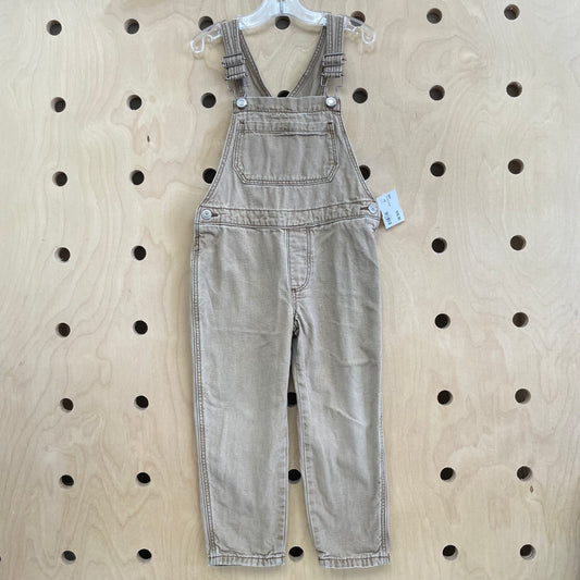Tan Denim Overalls