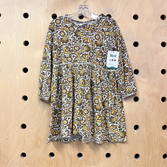 Mustard Paisley Dress