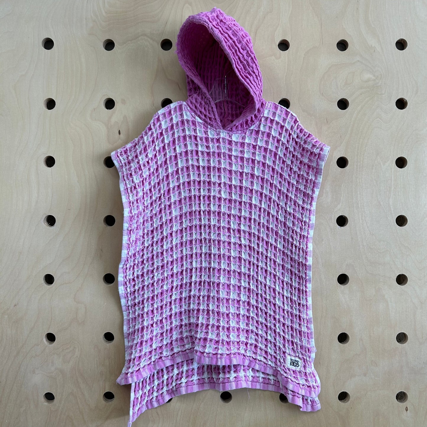 Pink + White Textured Swim Cover