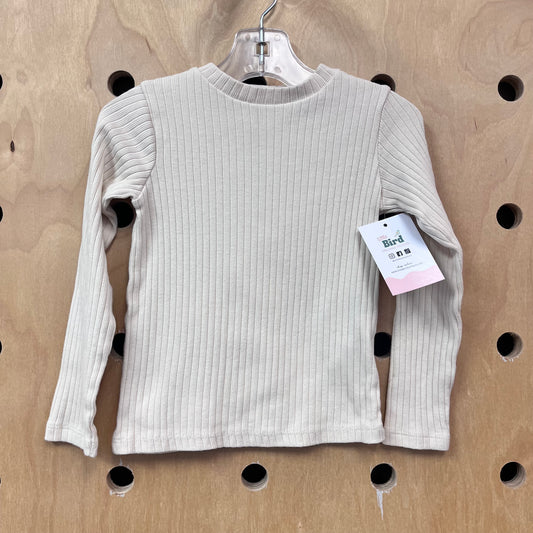 Sand Ribbed LS
