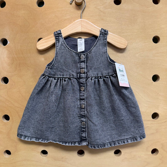 Black Soft Denim Jumper