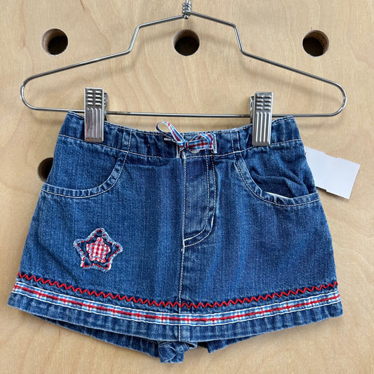 Denim Star Skirt