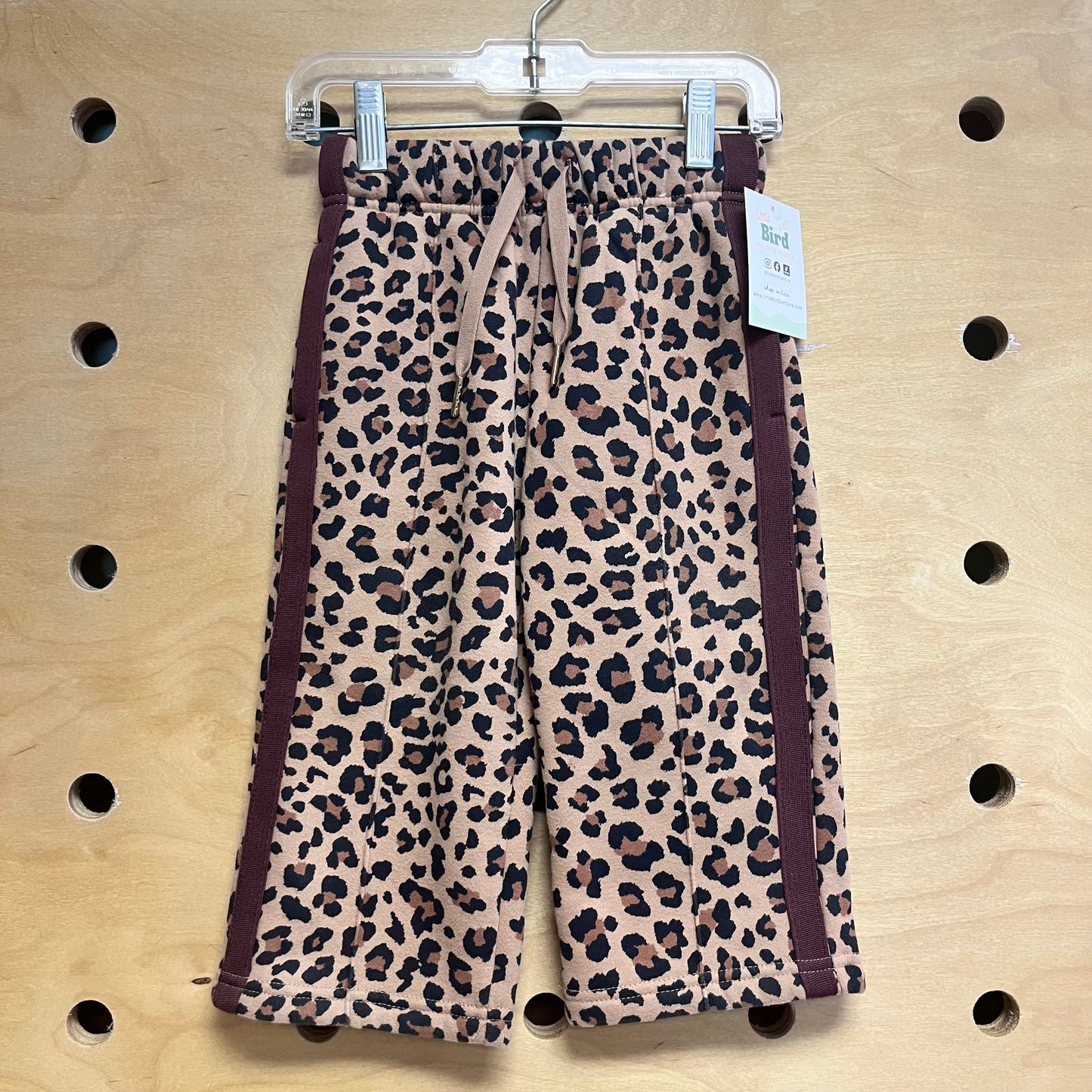 Animal Print Straight Leg Joggers