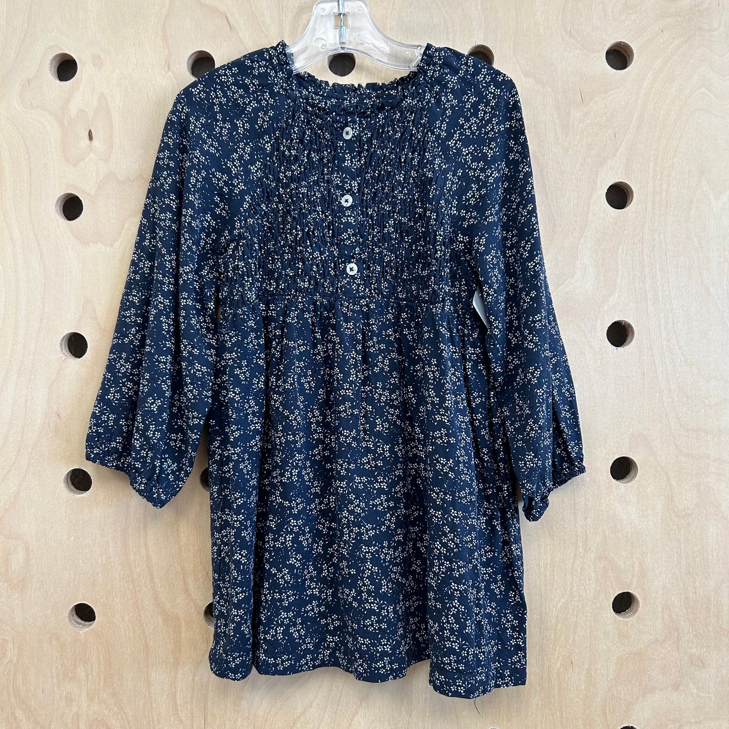 Dark Grey Floral Dress