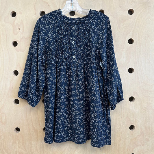Dark Grey Floral Dress
