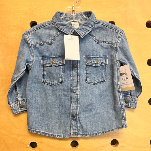 Soft Denim Snap LS NEW!