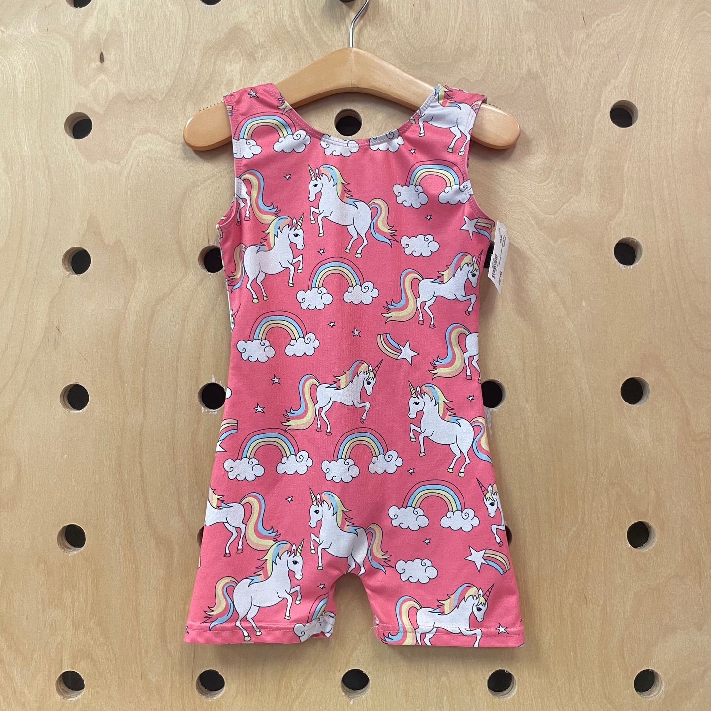 Pink Rainbow Unicorn Unitard