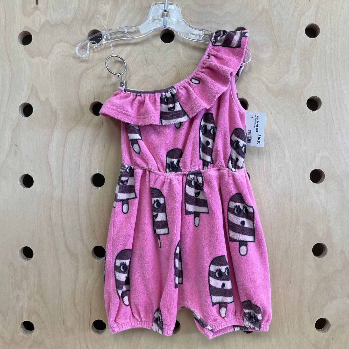 Pink Popsicle Romper