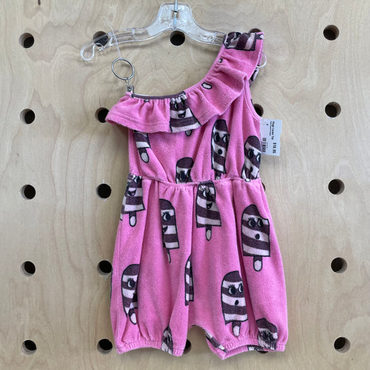 Pink Popsicle Romper