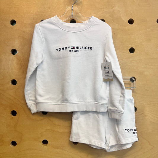 White Logo French Terry Outfit