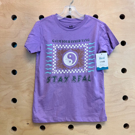 Lavender Stay Real Tee NEW!