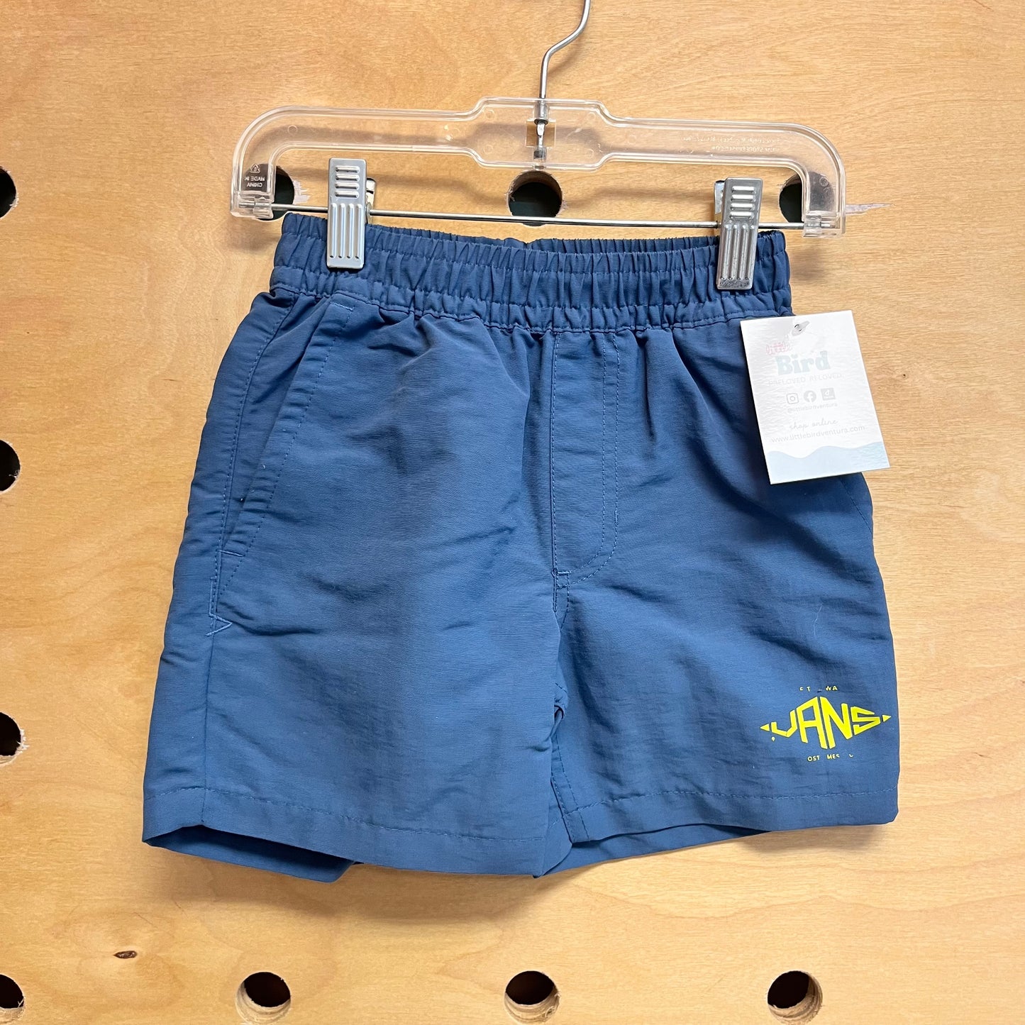 Teal Range Elastic Shorts