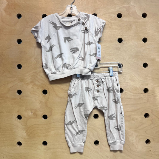 Cream/Brown Sparrow Outfit