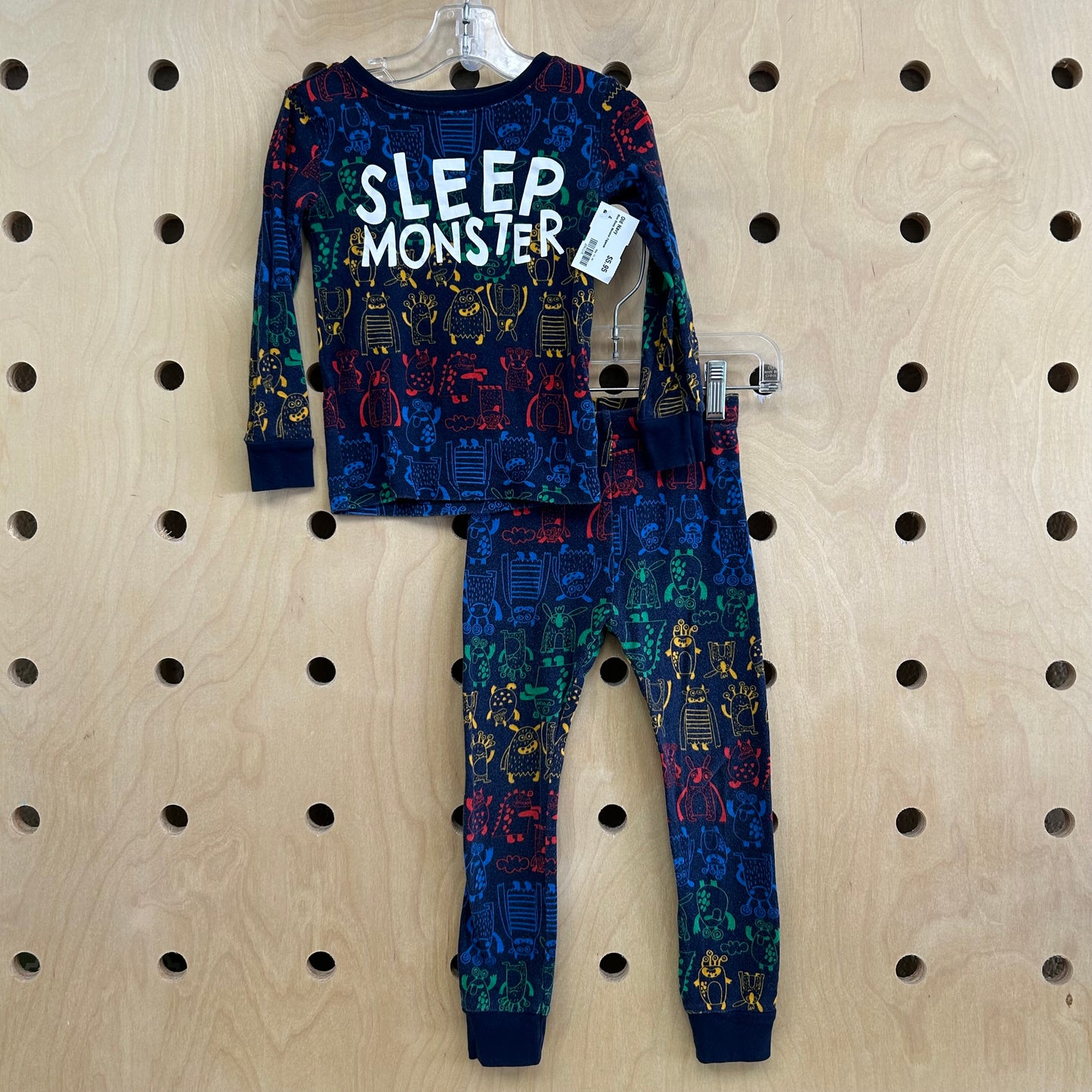 Blue Sleep Monster Pajamas