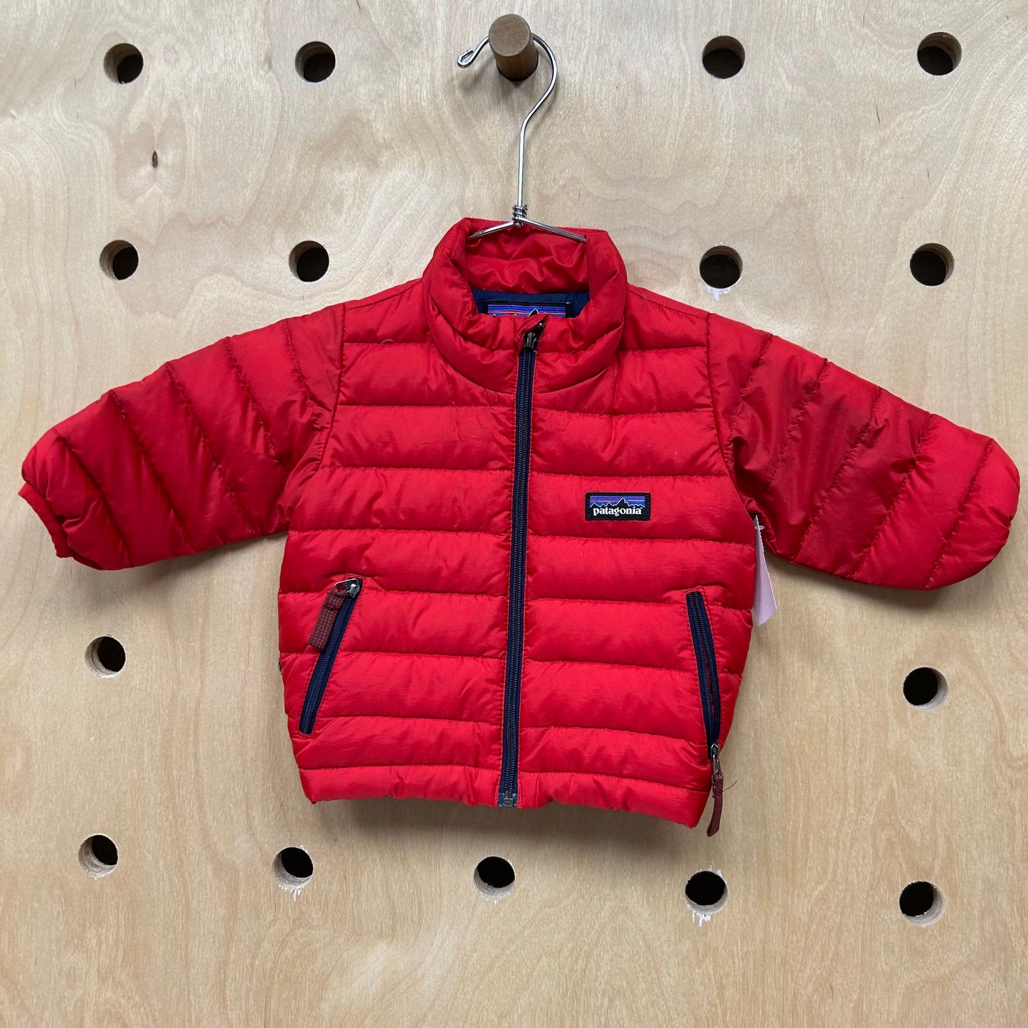 Baby Down Sweater Jacket Red