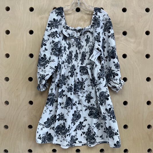 Black & White Floral Dress