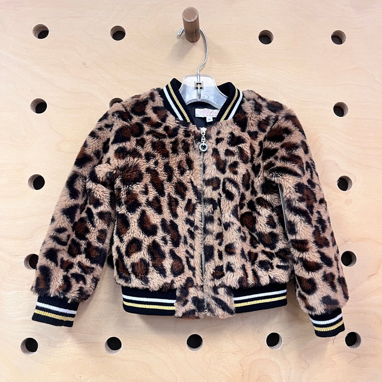 Faux Fur Leopard Jacket