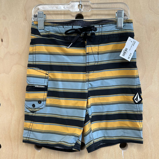 Blue & Yellow Swim Trunks