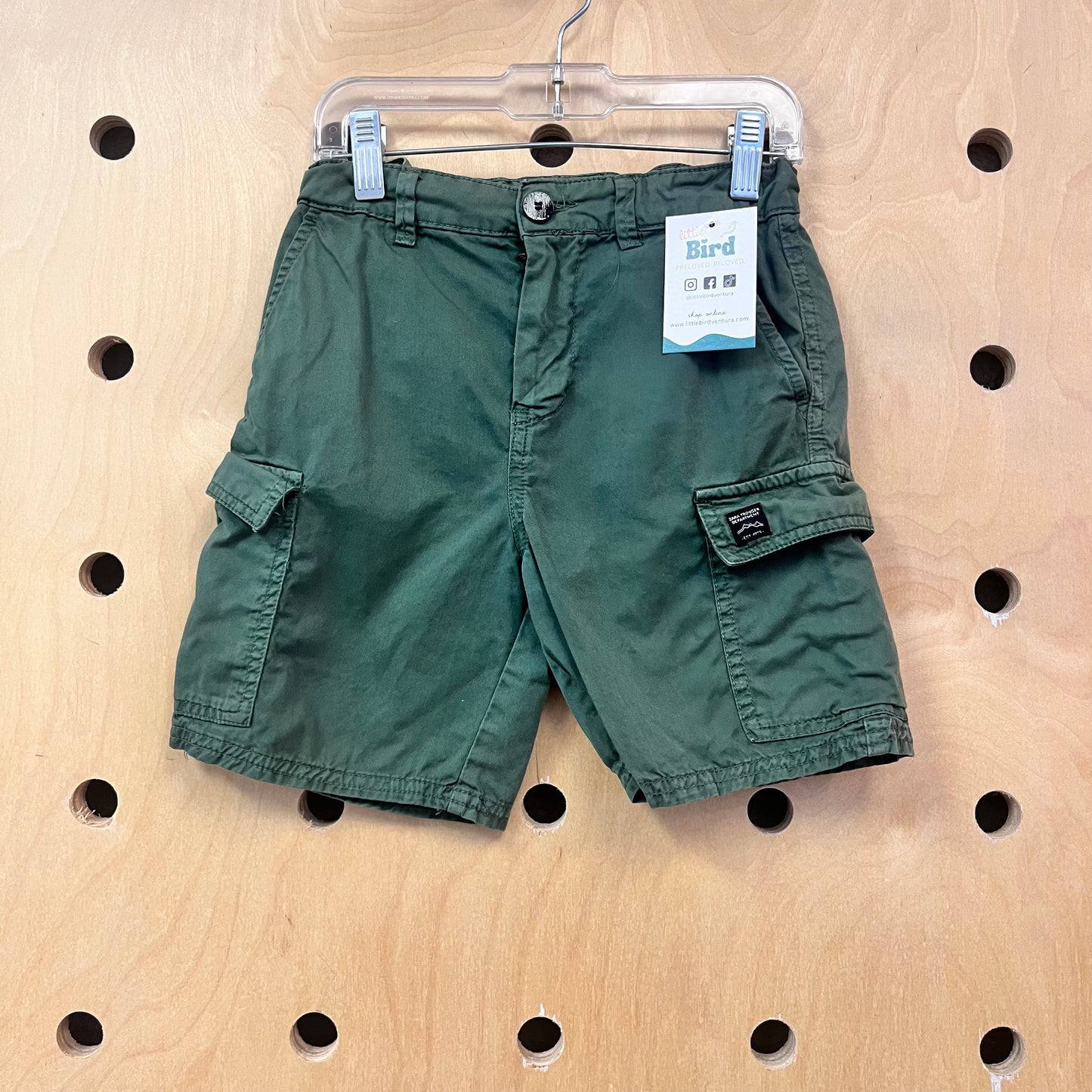 Green Cargo Shorts