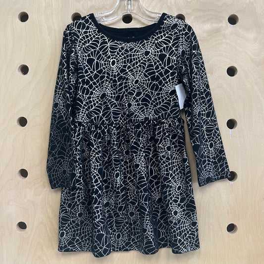 Black & Silver Spider Web Dress