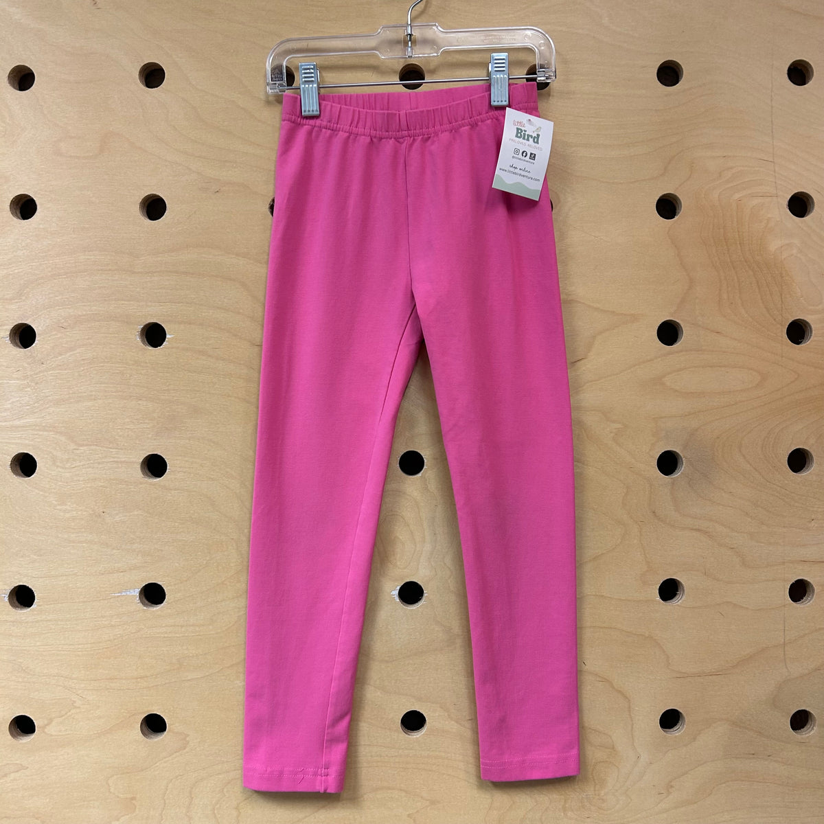 Pink Cotton Leggings