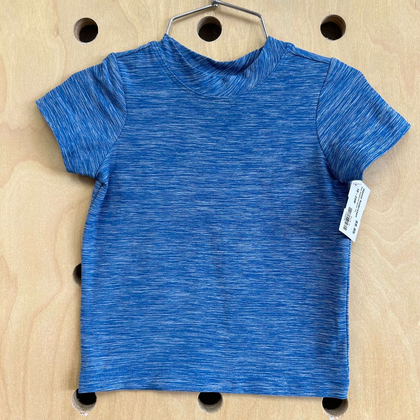 Blue Heathered Active Tee