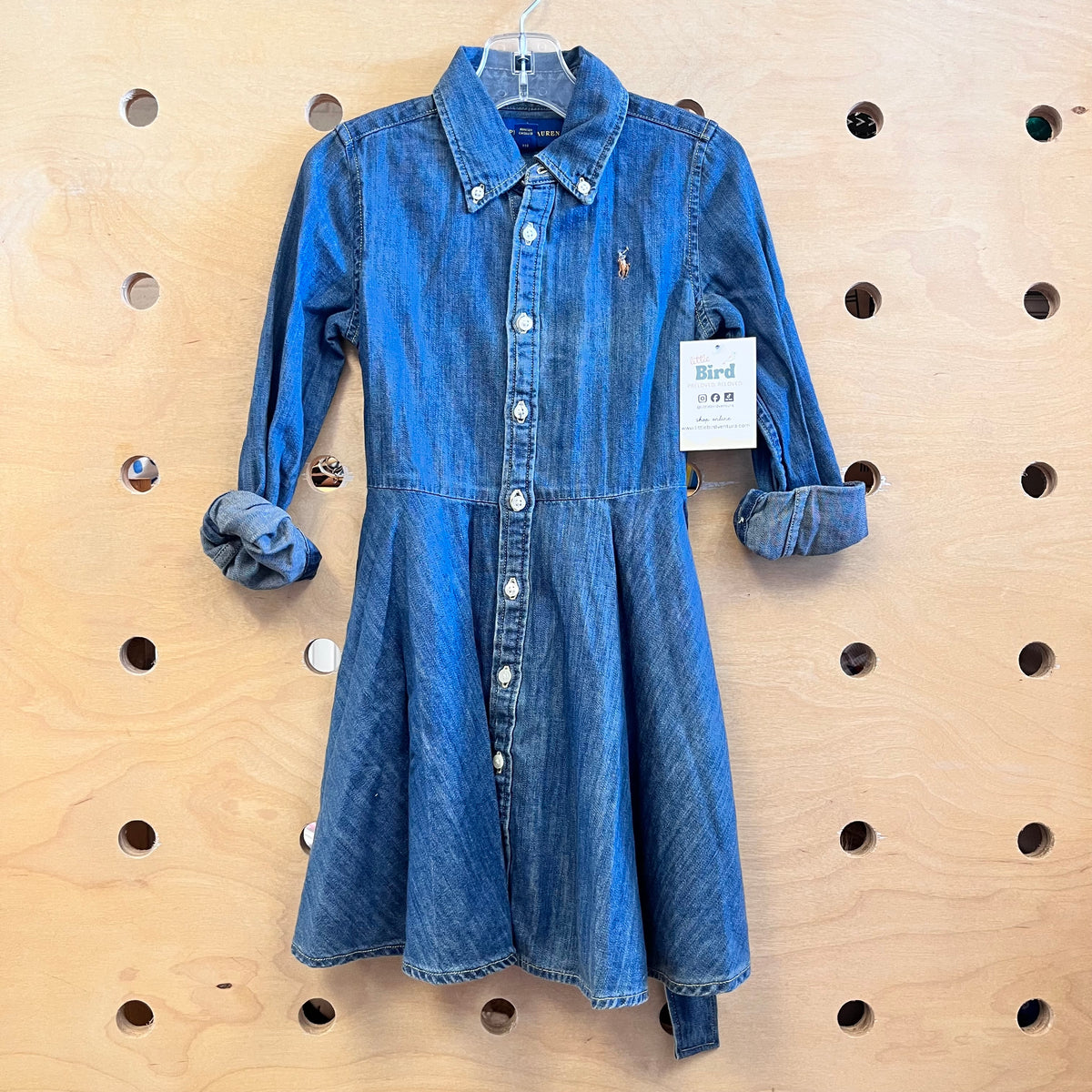 Denim Button Up Dress