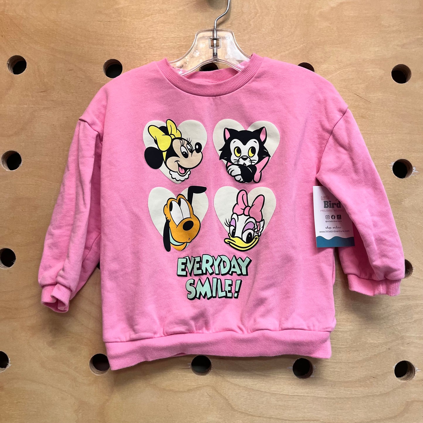 Pink Everyday Smile! Pullover