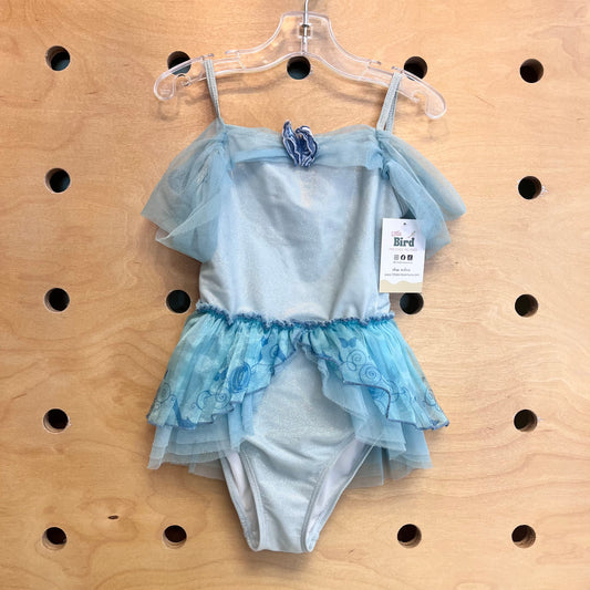 Blue Tulle Cinderella Swimsuit