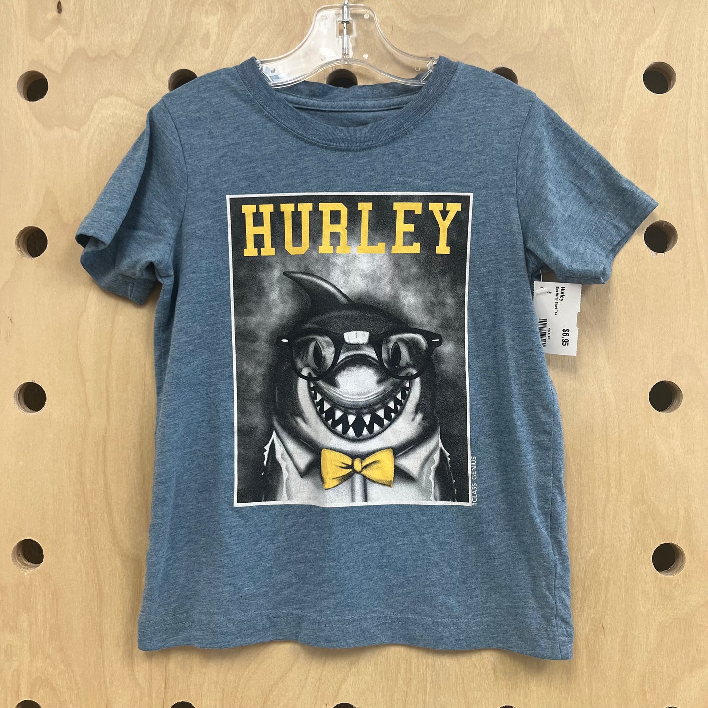 Blue Nerdy Shark Tee