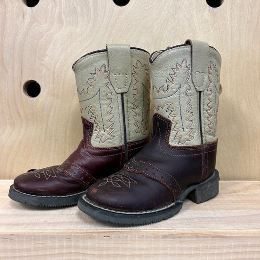 Brown & Grey Roper Cowboy Boots