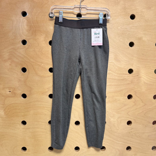 Grey Striped Leggings