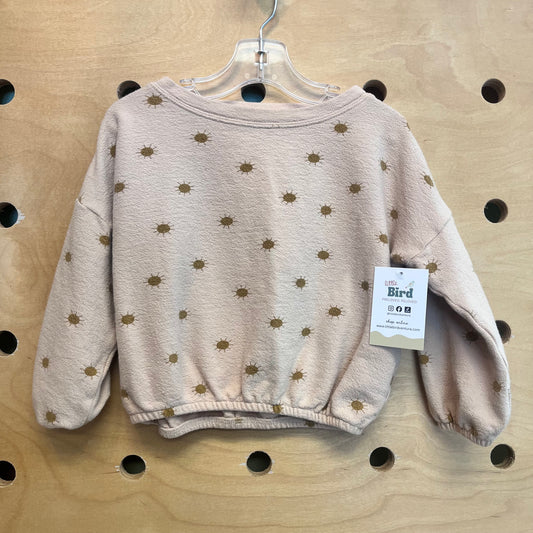 Peach Suns French Terry Top
