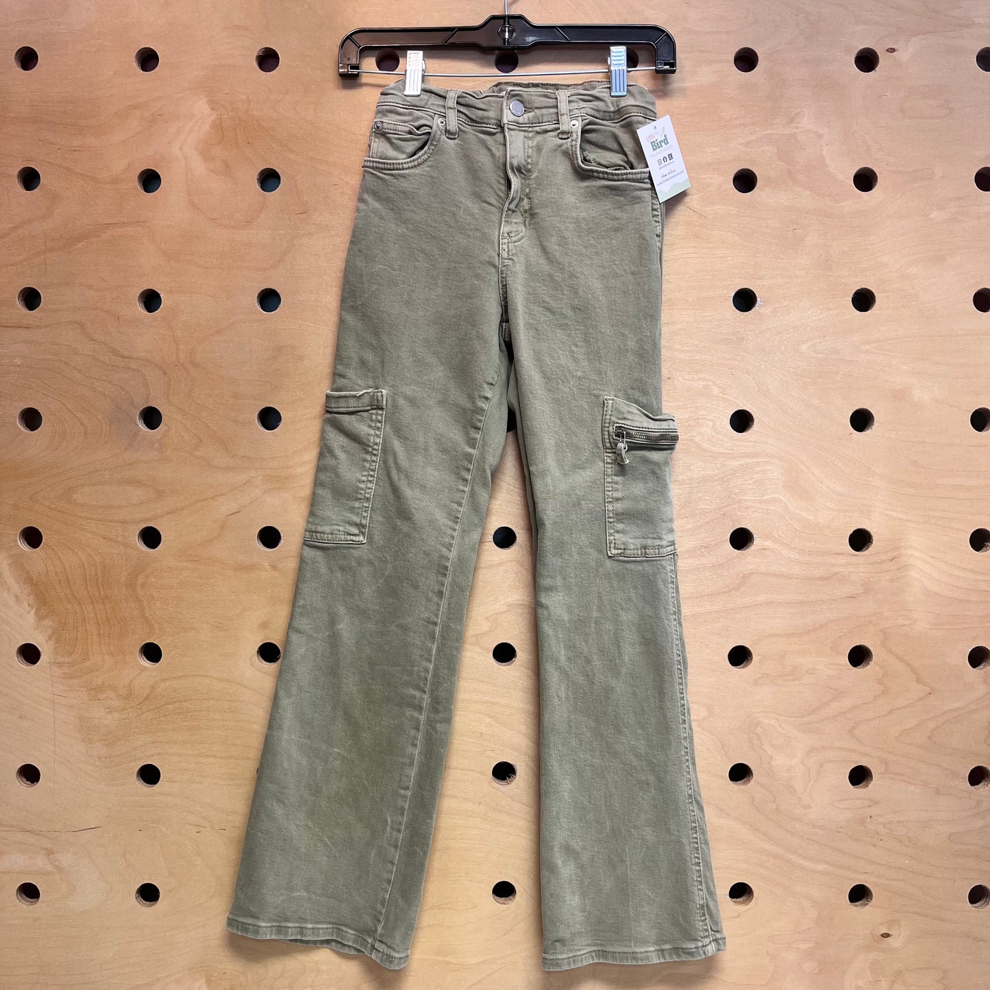 Green Cargo Denim
