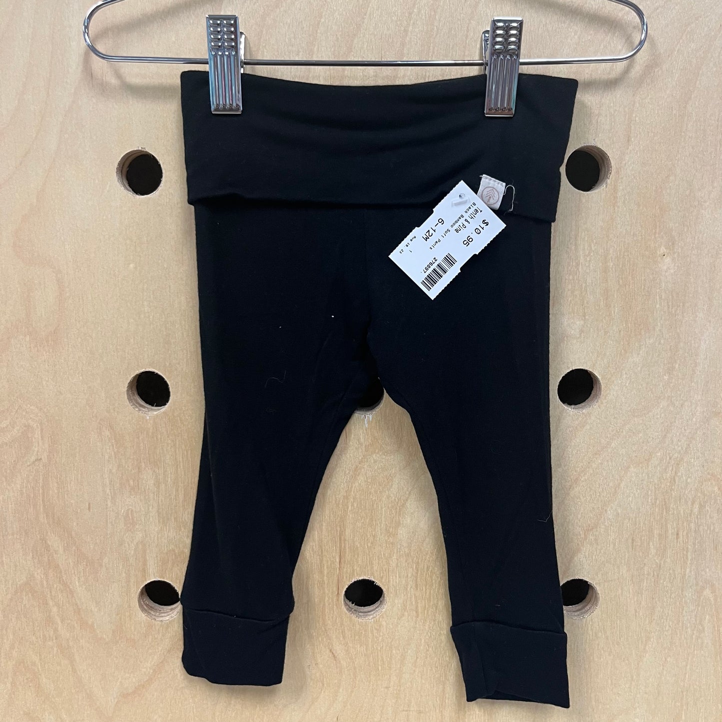 Black Bamboo Soft Pants