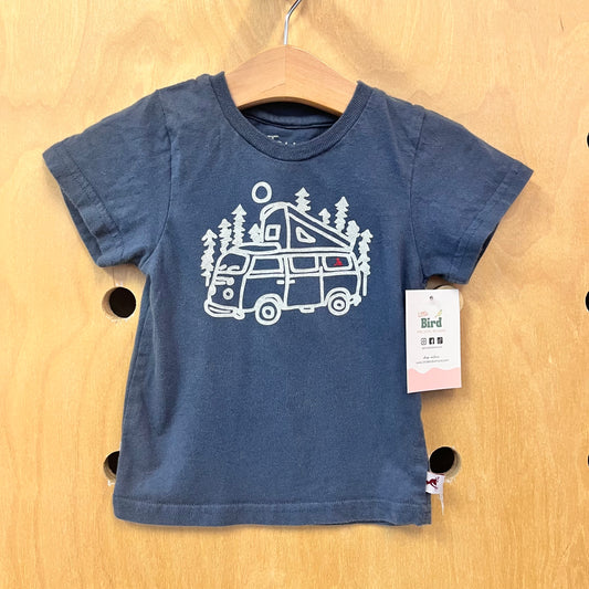 Blue Camper Bus Tee