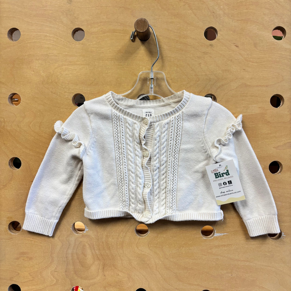 Cream Knit Cardigan