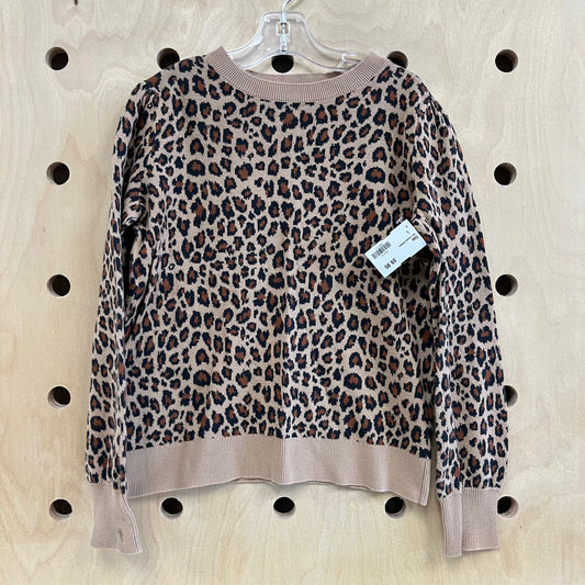 Tan Leopard Sweater