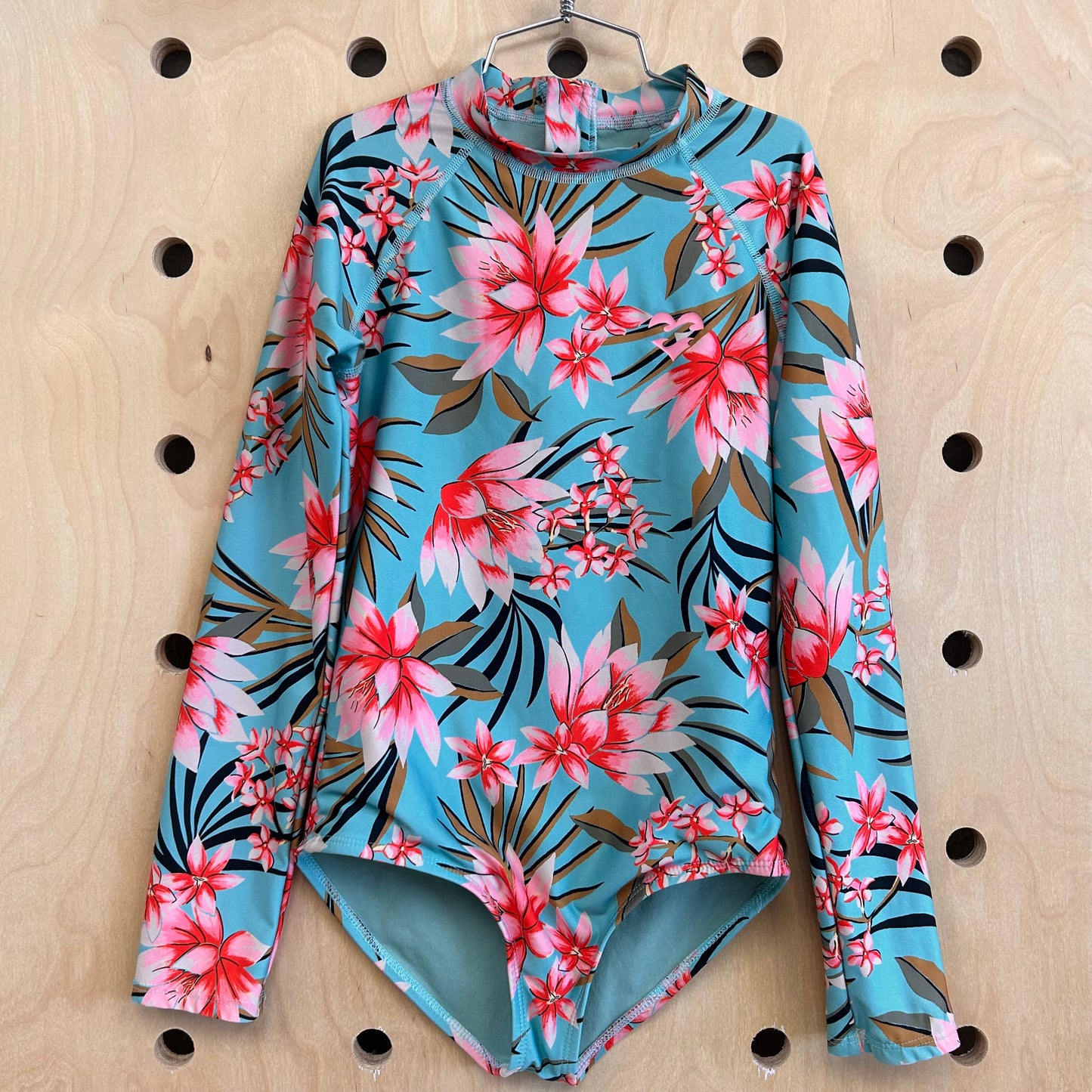Blue Floral Swimsuit