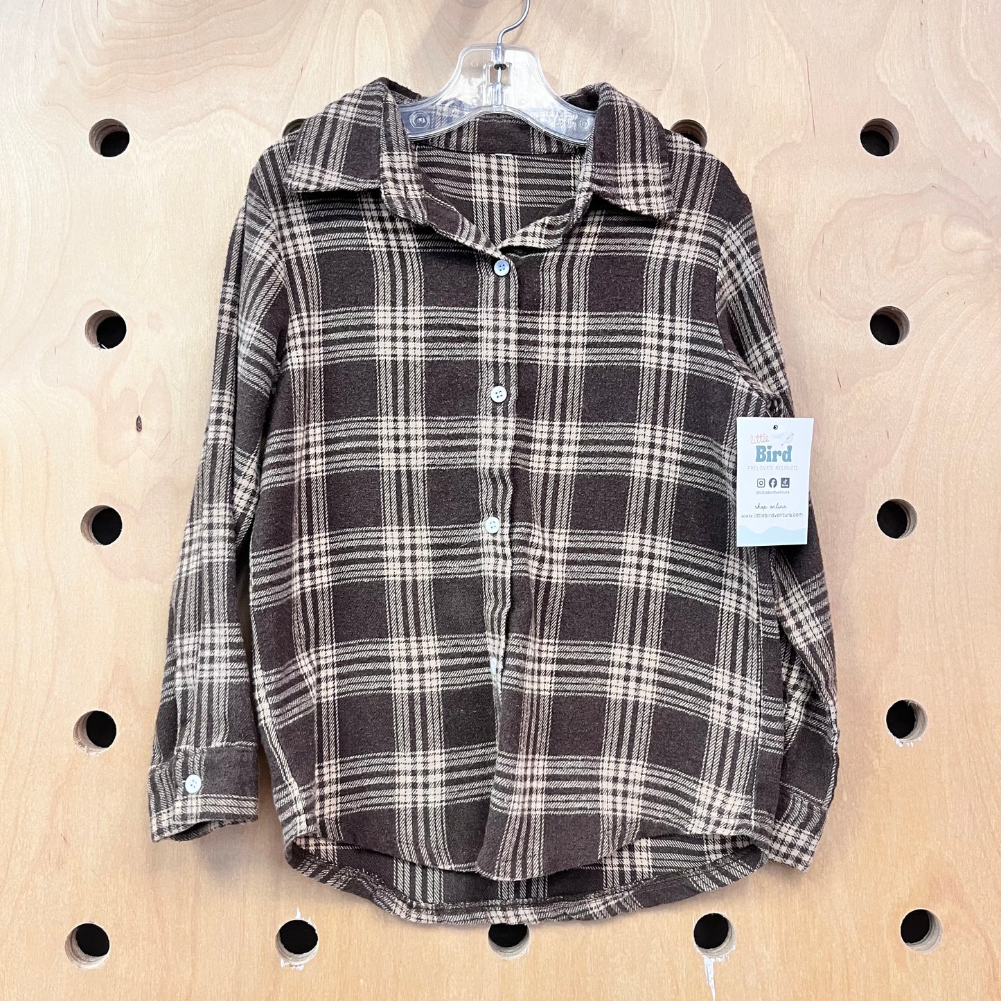 Brown Plaid Flannel