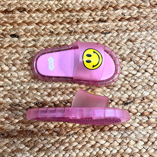 Pink Smiley Face Slides