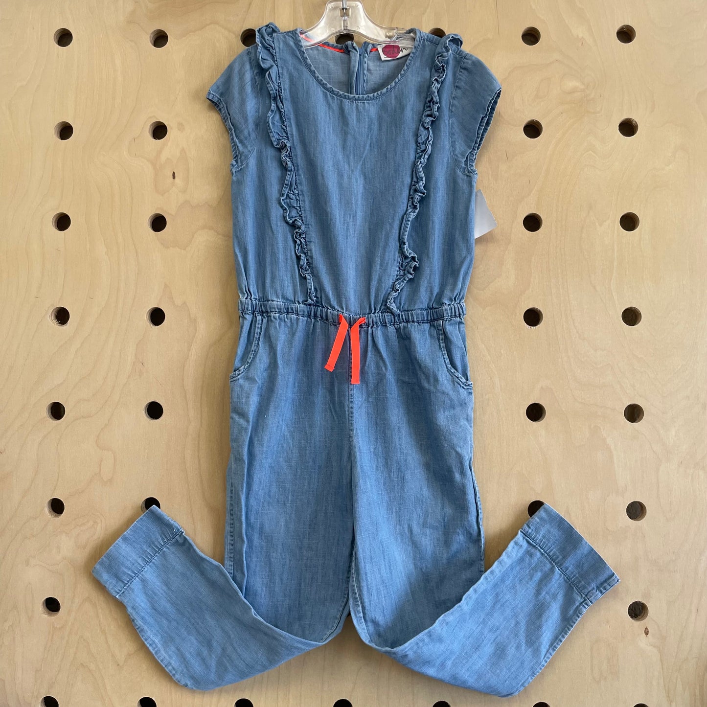 Blue Chambray Jumpsuit
