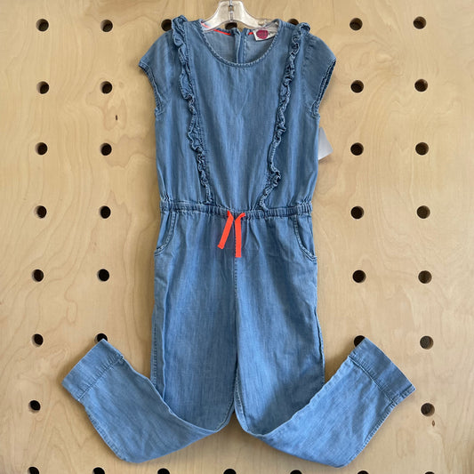 Blue Chambray Jumpsuit