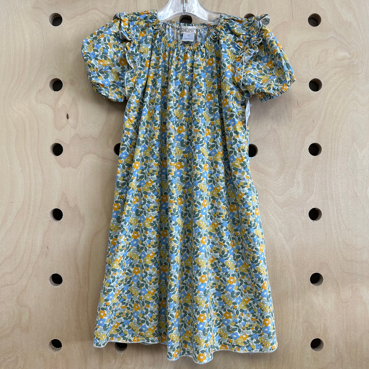 Blue & Yellow Floral Dress