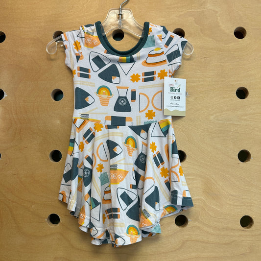 White Sushi Bamboo Dress