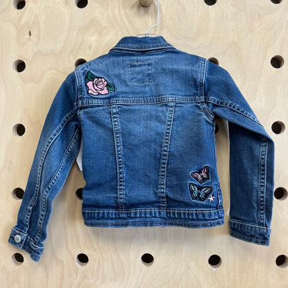 Denim Embroidered Jacket