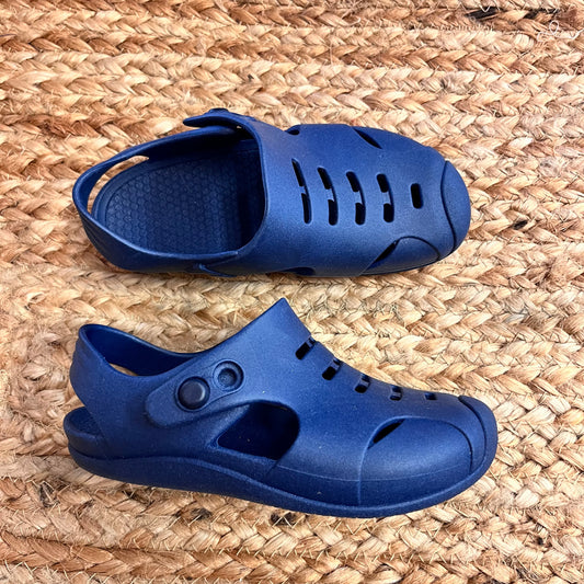 Navy Perforated Slides